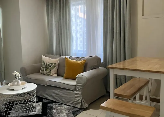 Apartahotel Huge 1bedroom Condotel W Balcony Near Smart Araneta Coliseum